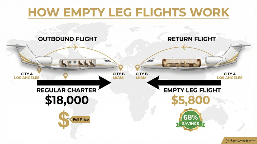 Empty Leg Flights JetLuxSearch | Private Jet Charter