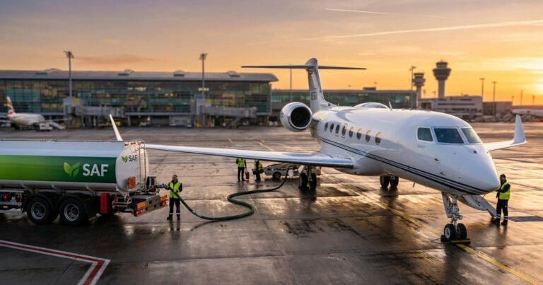 SAF private jet charter