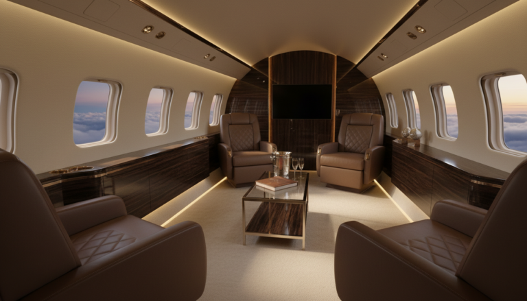 private jet interiors
