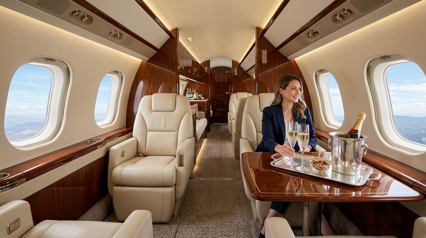 villiers private jet charter