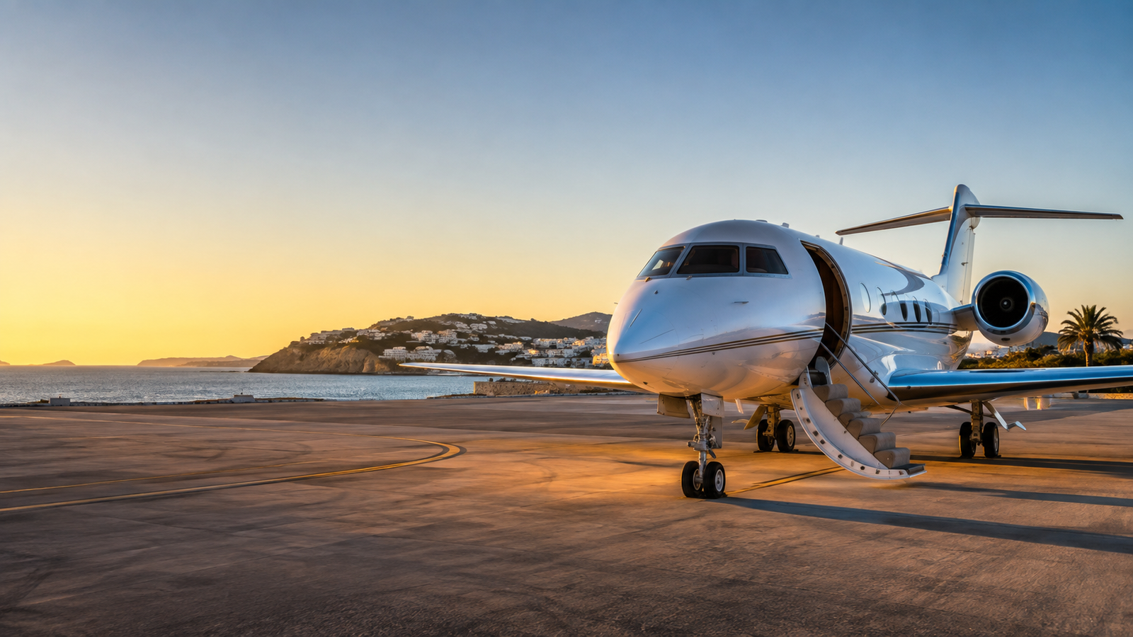 Private jet London to Ibiza