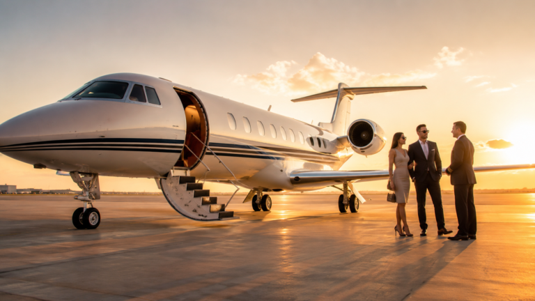private jet charter for events
