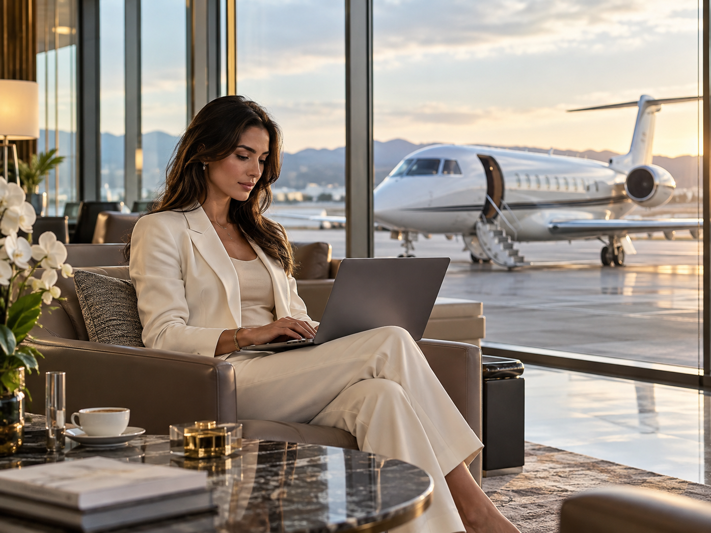 how to find empty leg flights from a private aviation lounge